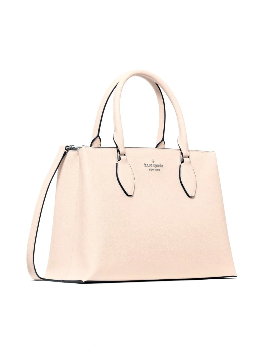 New Kate Spade Rae Medium Satchel Saffiano Fresh Peach